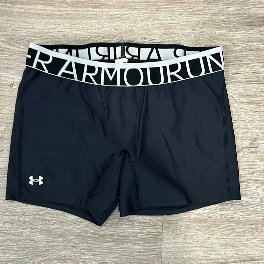 Under armour little spandex shorts